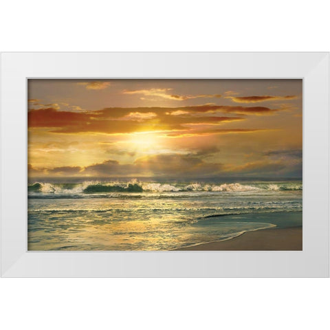 Close To White Modern Wood Framed Art Print by Calascibetta, Mike