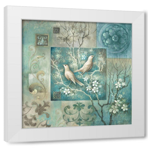 Arboretum Spring Song II White Modern Wood Framed Art Print by Vollherbst-Lane, Elaine
