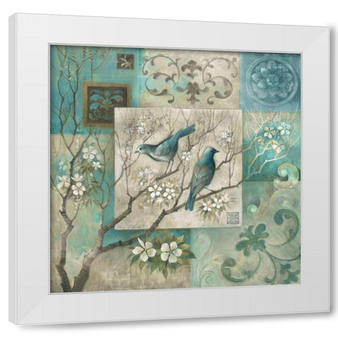 Arboretum Spring Song III White Modern Wood Framed Art Print by Vollherbst-Lane, Elaine