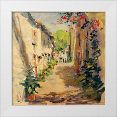 France III White Modern Wood Framed Art Print by Farrall Doyle, Anne