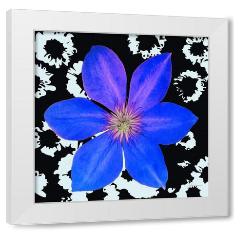 Black and Bloom White Modern Wood Framed Art Print by Burghardt, James
