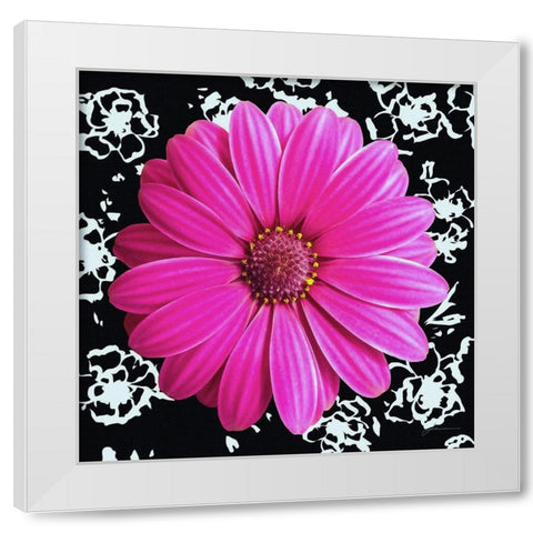 Black and Bloom White Modern Wood Framed Art Print by Burghardt, James