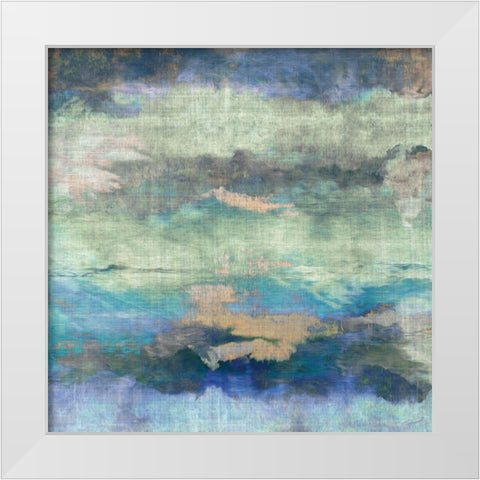 Cascadia III White Modern Wood Framed Art Print by Butler, John