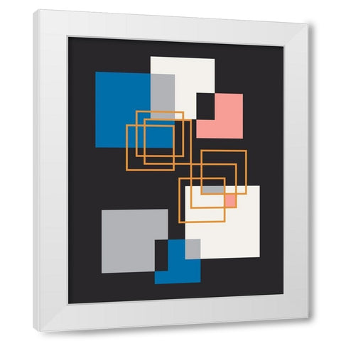 Scandinavian White Modern Wood Framed Art Print by Carpentieri, Natalie