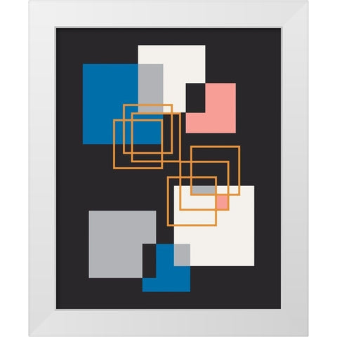 Scandinavian White Modern Wood Framed Art Print by Carpentieri, Natalie