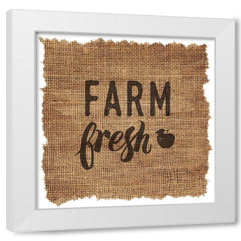 Farm Fresh White Modern Wood Framed Art Print by Murray, Amanda