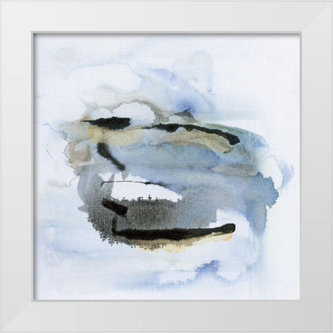 Cool Water II White Modern Wood Framed Art Print by Jill, Susan