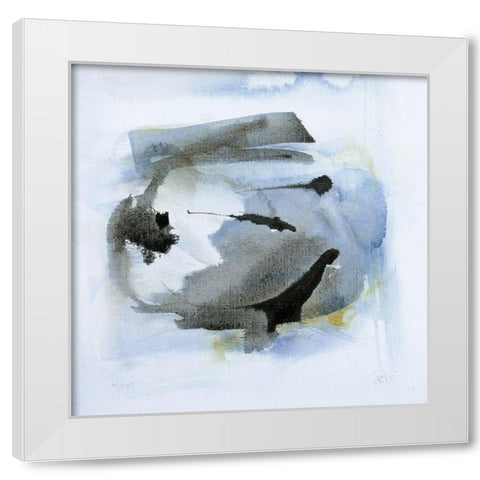 Cool Water III White Modern Wood Framed Art Print by Jill, Susan