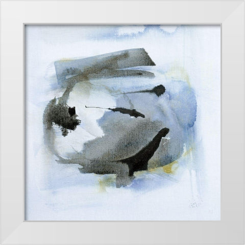 Cool Water III White Modern Wood Framed Art Print by Jill, Susan