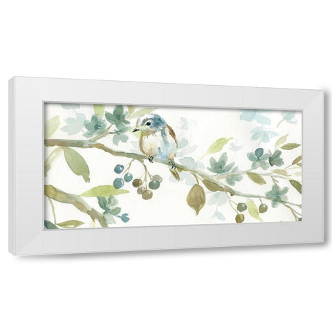 Beginning of White Modern Wood Framed Art Print by Robinson, Carol