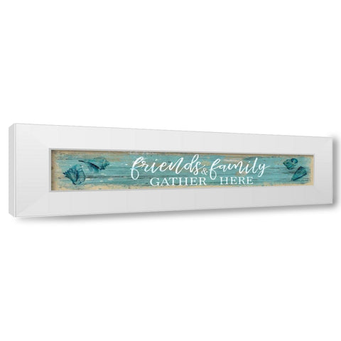 Friends And White Modern Wood Framed Art Print by Robinson, Carol