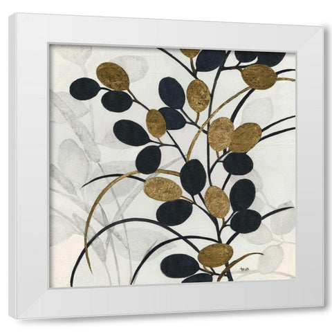 Silhouette Neutre II White Modern Wood Framed Art Print by Tava Studios