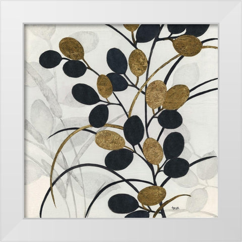 Silhouette Neutre II White Modern Wood Framed Art Print by Tava Studios