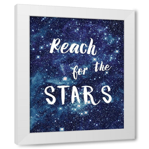 Reach For The White Modern Wood Framed Art Print by Murray, Amanda