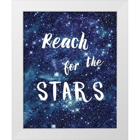 Reach For The White Modern Wood Framed Art Print by Murray, Amanda