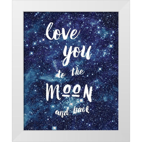 Love You To The White Modern Wood Framed Art Print by Murray, Amanda