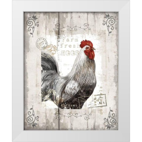 Farm Fresh White Modern Wood Framed Art Print by Knutsen, Conrad