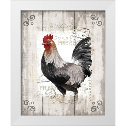 Country Fresh White Modern Wood Framed Art Print by Knutsen, Conrad