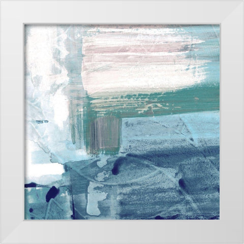 Miss The Sea IV White Modern Wood Framed Art Print by Jill, Susan