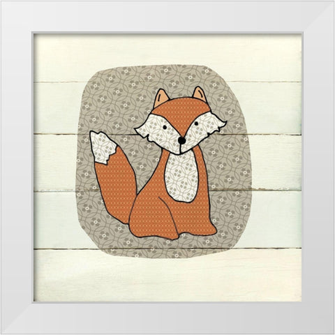 Woodland White Modern Wood Framed Art Print by Robinson, Carol