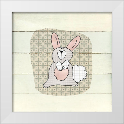 Woodland White Modern Wood Framed Art Print by Robinson, Carol