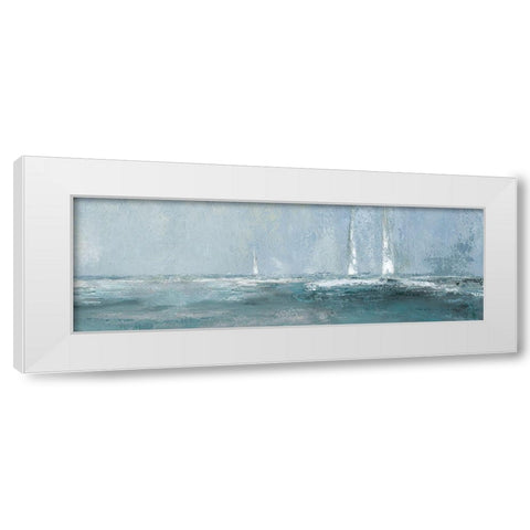 Headed Out White Modern Wood Framed Art Print by Robinson, Carol