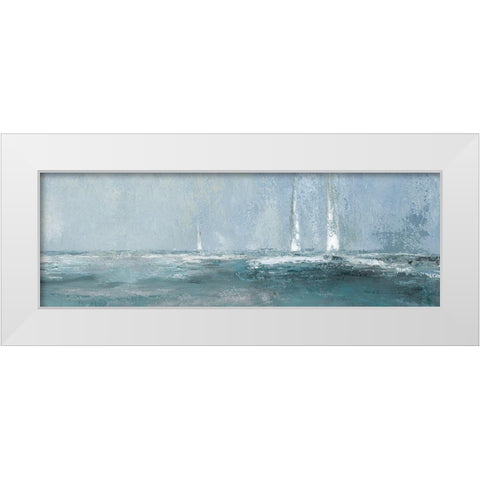 Headed Out White Modern Wood Framed Art Print by Robinson, Carol