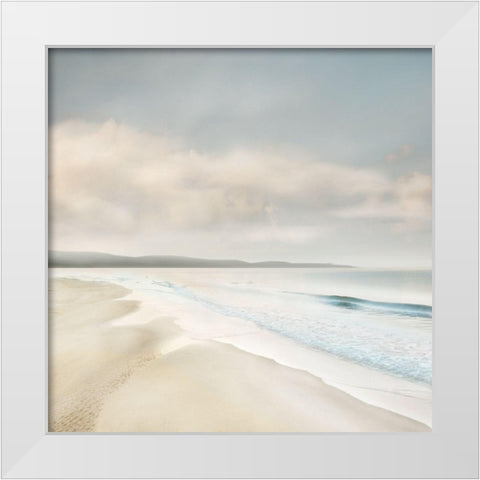 Cloud Coast White Modern Wood Framed Art Print by Delimont, Danita
