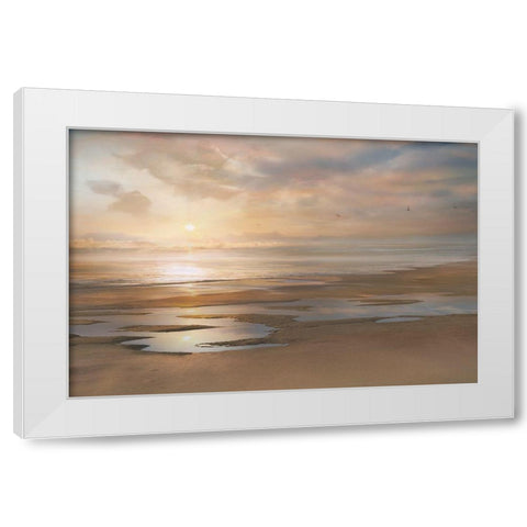 Approaching White Modern Wood Framed Art Print by Calascibetta, Mike