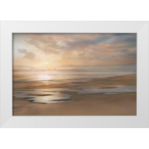 Approaching White Modern Wood Framed Art Print by Calascibetta, Mike