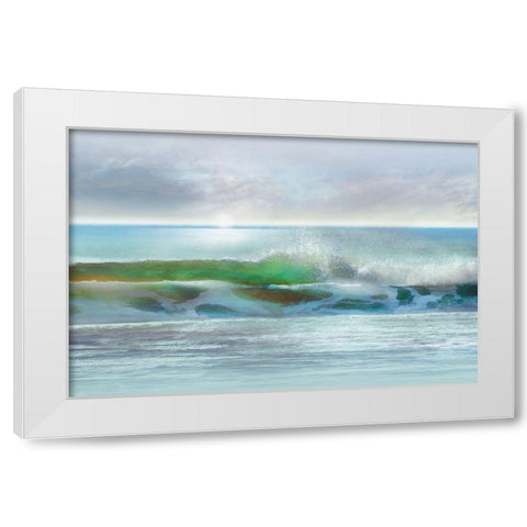 Shining White Modern Wood Framed Art Print by Calascibetta, Mike