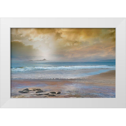 Private White Modern Wood Framed Art Print by Calascibetta, Mike
