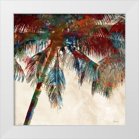 Tropical Punch I White Modern Wood Framed Art Print by Craven, Katrina
