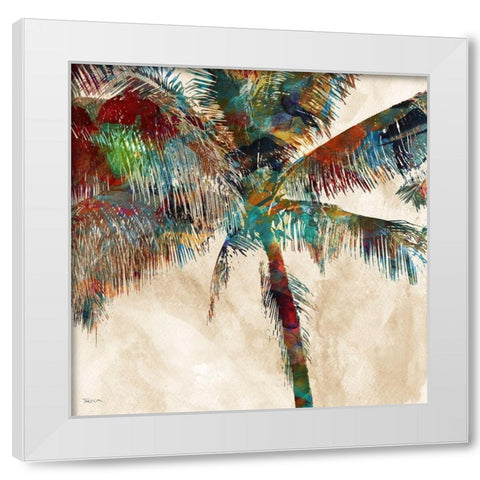 Tropical Punch III White Modern Wood Framed Art Print by Craven, Katrina