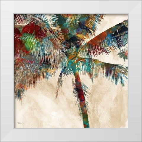 Tropical Punch III White Modern Wood Framed Art Print by Craven, Katrina
