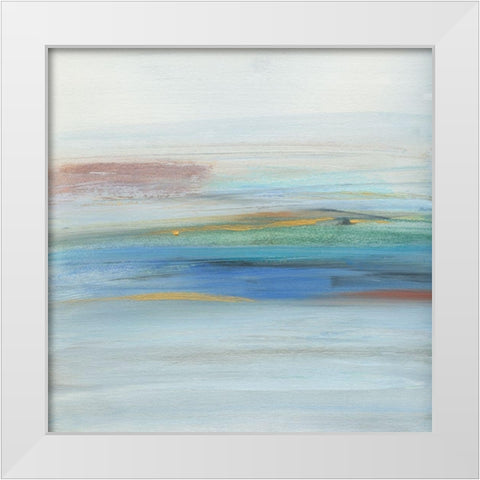 Milan I White Modern Wood Framed Art Print by Jill, Susan