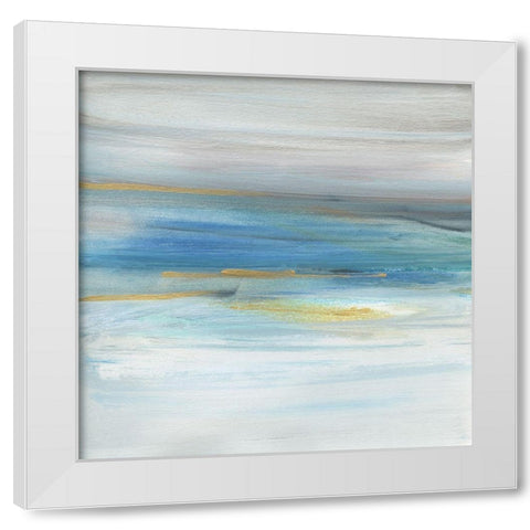 Milan II White Modern Wood Framed Art Print by Jill, Susan