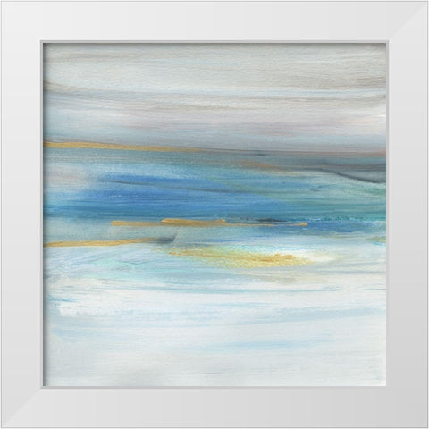 Milan II White Modern Wood Framed Art Print by Jill, Susan
