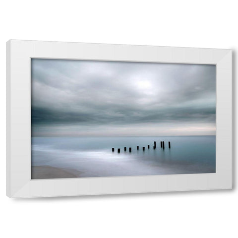 Cape May White Modern Wood Framed Art Print by Delimont, Danita