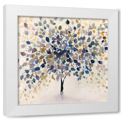 Past Autumn White Modern Wood Framed Art Print by Troise Heidel, Theresa