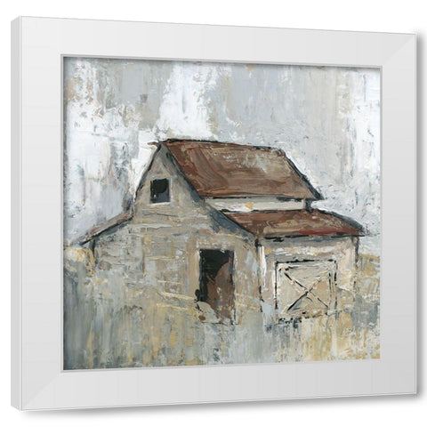 Barn at Midday White Modern Wood Framed Art Print by Robinson, Carol