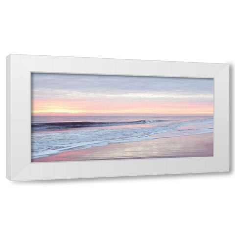 Morning Break White Modern Wood Framed Art Print by Carpentieri, Natalie