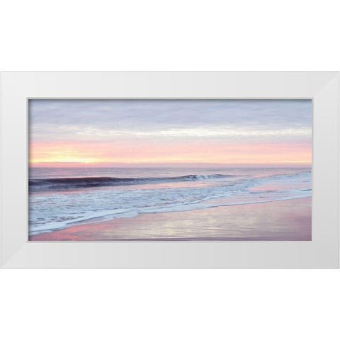 Morning Break White Modern Wood Framed Art Print by Carpentieri, Natalie