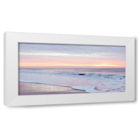 Morning Break White Modern Wood Framed Art Print by Carpentieri, Natalie
