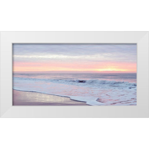 Morning Break White Modern Wood Framed Art Print by Carpentieri, Natalie