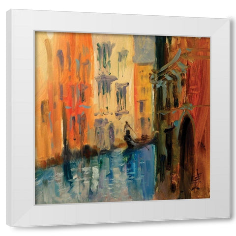 Venice I White Modern Wood Framed Art Print by Farrall Doyle, Anne