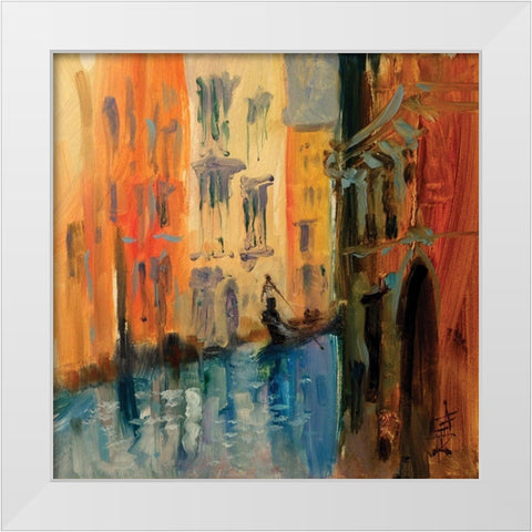 Venice I White Modern Wood Framed Art Print by Farrall Doyle, Anne