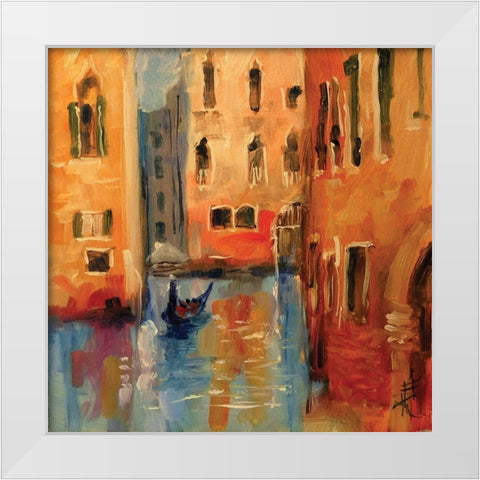 Venice II White Modern Wood Framed Art Print by Farrall Doyle, Anne