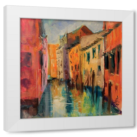 Venice III White Modern Wood Framed Art Print by Farrall Doyle, Anne