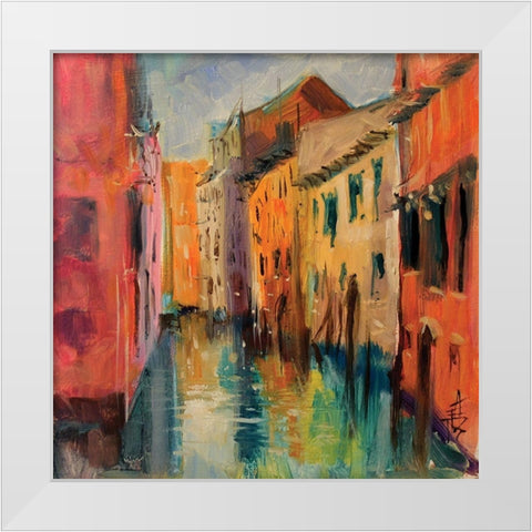 Venice III White Modern Wood Framed Art Print by Farrall Doyle, Anne